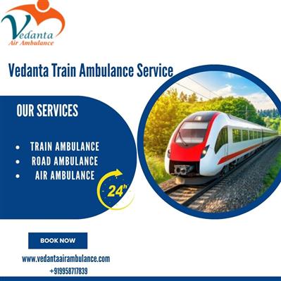 Vedanta Train Ambulance in Bangalore provides a comfortable transfer for your pa