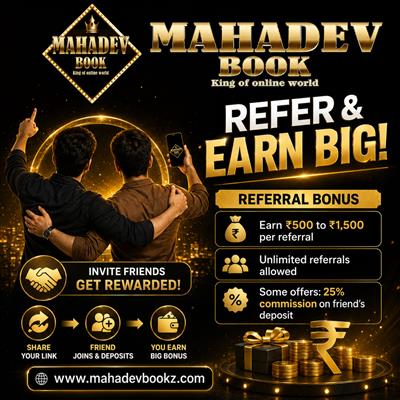 Refer & Earn Bigger Rewards with Mahadev Book