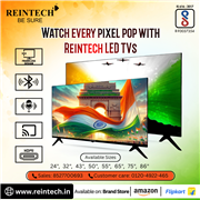 Reintech Led Tv manufacturing in India.