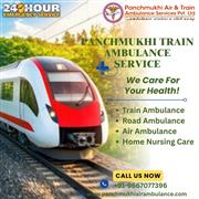 Panchmukhi Train Ambulance in Guwahati- Risk-free medical transport arranged on