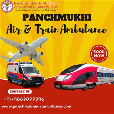 Panchmukhi Low Cost Train Ambulance in Patna- arranging medical transport