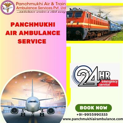 Get Highly Rated Air Ambulance Service in Bhavnagar by Panchmukhi