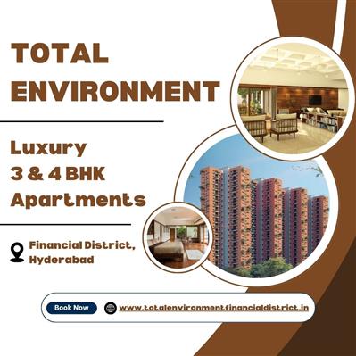 Luxury 3 & 4 BHK Apartments in Financial District Hyderabad - Total Environment