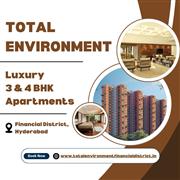 Luxury 3 & 4 BHK Apartments in Financial District Hyderabad - Total Environment