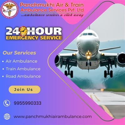 Get Reasonable Fare 24 Hours Panchmukhi Air Ambulance in Cooch Behar