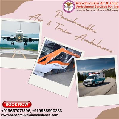 Panchmukhi Train Ambulance in Patna – Medical Transport is arranged