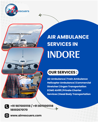 Indore’s Trusted Air Ambulance – Saving Lives 24/7!