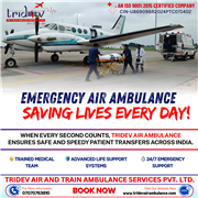 Tridev Air Ambulance Services in Delhi-Our Life Support Systems for Patient Safe