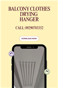 Call 09290703352 For Top Balcony Clothes Drying Hanger Neopolis Dealer Hyderaba