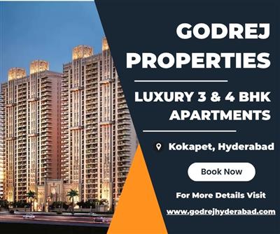 Godrej Kokapet Hyderabad - Modern 3 & 4 BHK Luxury Residences