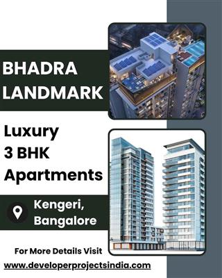 Bhadra Landmark - Spacious 3 BHK Flats with Modern Amenities in Bangalore