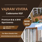 Vajram Vivera Luxury 3 & 4 BHK Flats in Kogilu, Bangalore - Premium Homes