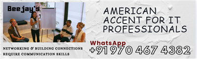 Communicate American Way for career advancement.