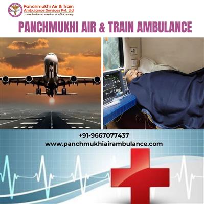 Advanced Medical Support Air Ambulance from Varanasi with Doctor