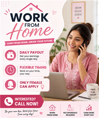 Work From Home Opportunity Voice Process Daily Payout Part Time
