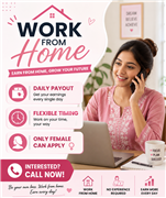Work From Home Opportunity  Voice Process  Daily Payout  Part Time