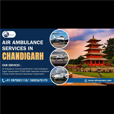 Air Ambulance Services in Chandigarh with Full Medical Support