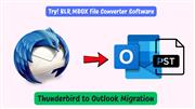 Convert Thunderbird to Outlook by BLR MBOX Converter