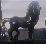 Ceramic Black Horse