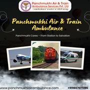 Panchmukhi Train Ambulance provides advanced transportation assistance in Patna