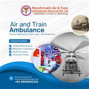 Book Panchmukhi Air and Train Ambulance Services in Ahmedabad, Which Provide Lif