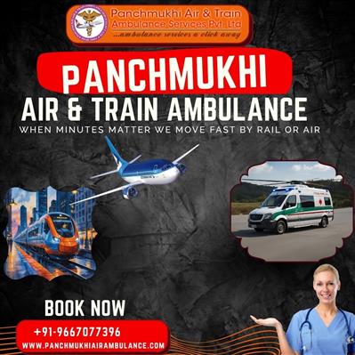 Panchmukhi Provide the best medical Train Ambulance from Ranchi to Chennai
