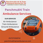 Panchmukhi Train Ambulance from Guwahati to Chennai reduces risk to patients