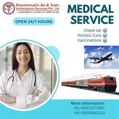 Panchmukhi Air and Train Ambulance in Darbhanga Oversees Medical Transportation