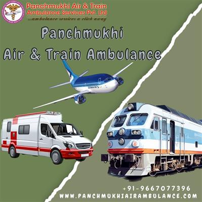Now, the Panchmukhi Train Ambulance from Patna to Delhi provides quick transport