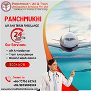 Call Panchmukhi Air and Train Ambulance in Cooch Behar, Which Makes Transpor