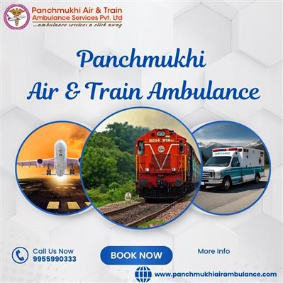 Panchmukhi Train Ambulance in Patna provide most reliable and safe facility