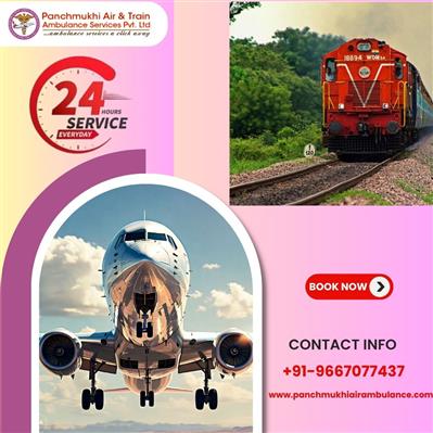 Choose ICU Care Panchmukhi Air Ambulance in Raigarh with Doctor