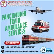 Panchmukhi provides seamless Train Ambulance Guwahati to Delhi for safe transfer