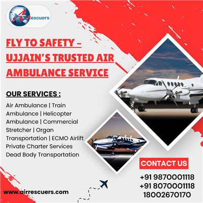 Fly to Safety – Ujjain’s Trusted Air Ambulance Service
