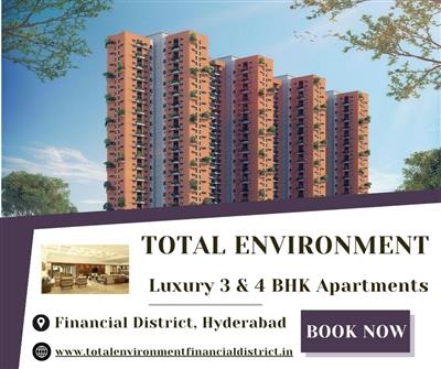 Total Environment Financial District - Spacious 3 & 4 BHK Luxury Flats