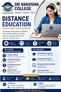 Distance B.Com, BBA, BA, and B.Sc programs available.