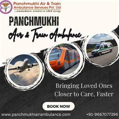 Experience the best medical transfer with Panchmukhi Train Ambulance Guwahati