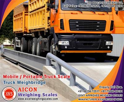 Truck Weighing Scales, Truck Weighbridge, DharamKanta, Industrial Weight Machine