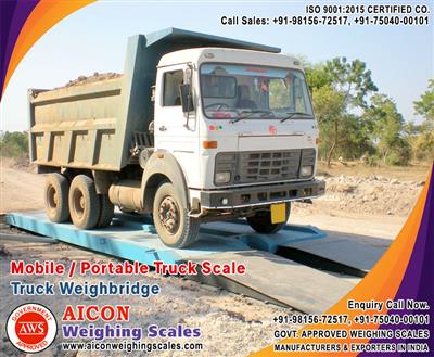 Truck Weighing Scales, Truck Weighbridge, DharamKanta, Industrial Weight Machine