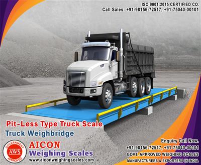 Truck Weighing Scales, Truck Weighbridge, DharamKanta, Industrial Weight Machine