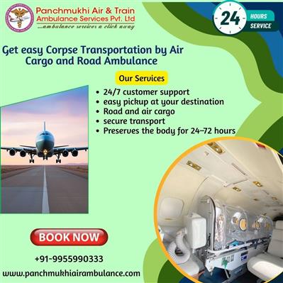 Panchmukhi Dead Body Transportation in Hyderabad - Avail Our Mortuary Box Servic