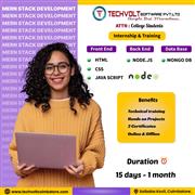 Mern Stack Development|Training|Techvolt Software|Coimbatore