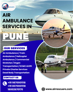 24/7 Air Ambulance Pune: Fast and Safe