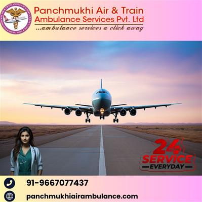 Hire Medical Care Panchmukhi Air Ambulance Ranchi with Doctor