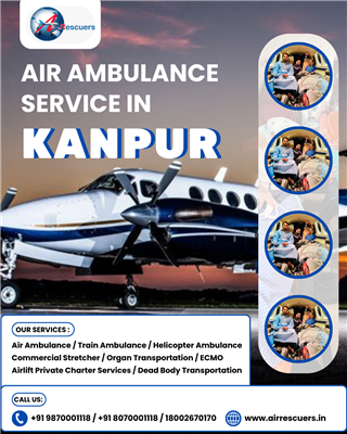 Fast & Reliable Air Ambulance Services in Kanpur