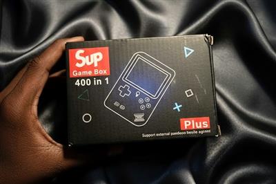 SUP Game Box 400 in 1 Retro Console — Classic B/W Gaming Handheld + TV Play