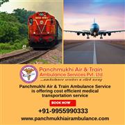 Panchmukhi Train Ambulance in Guwahati – Quality Service offered at a far price