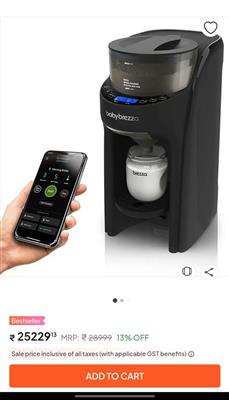 Baby Brezza Formula Pro Advanced WiFi | Automatic Instant Bottle Maker