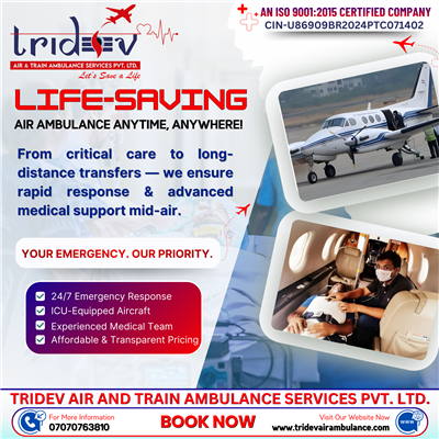 Equalized Care and Medications - Tridev Air Ambulance Service in Patna