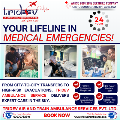 Direct Call Accepted - Tridev Air Ambulance Service In Delhi